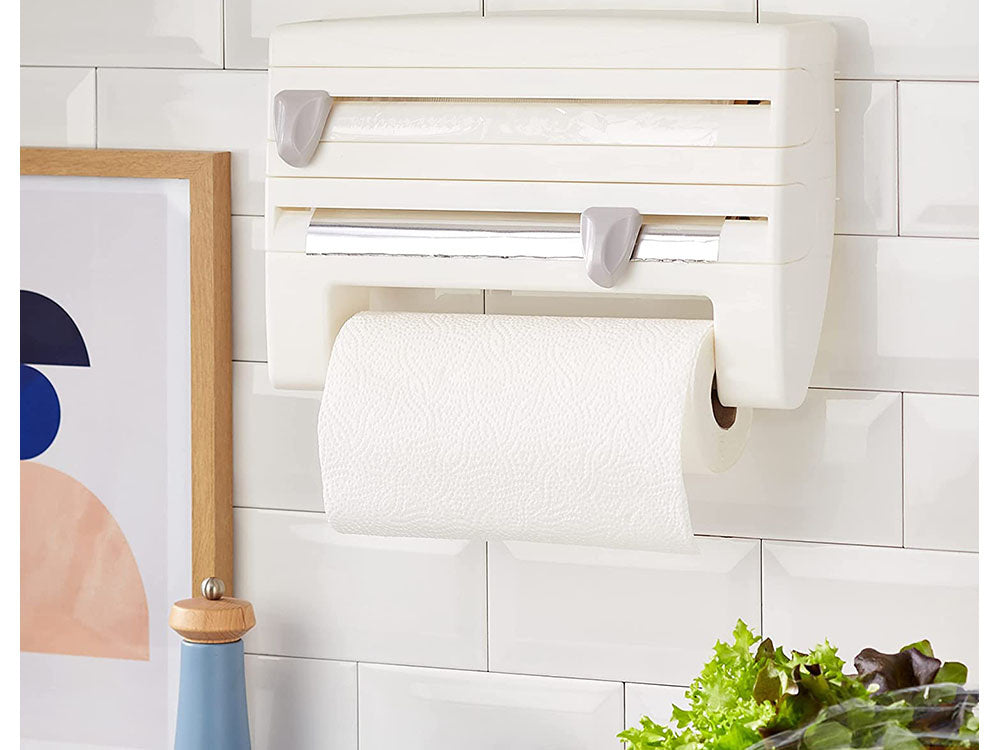 Papiero padėklė kitchen organizatorius 4-in-1