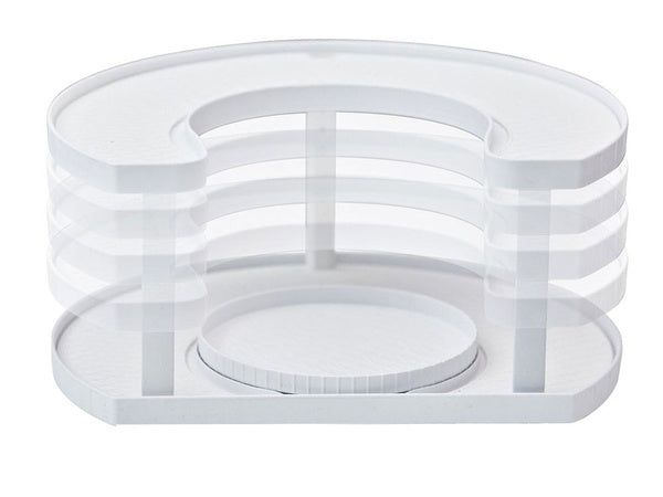 Šiukšliadėžės organizatorius prieskonių stovas sukiojamas