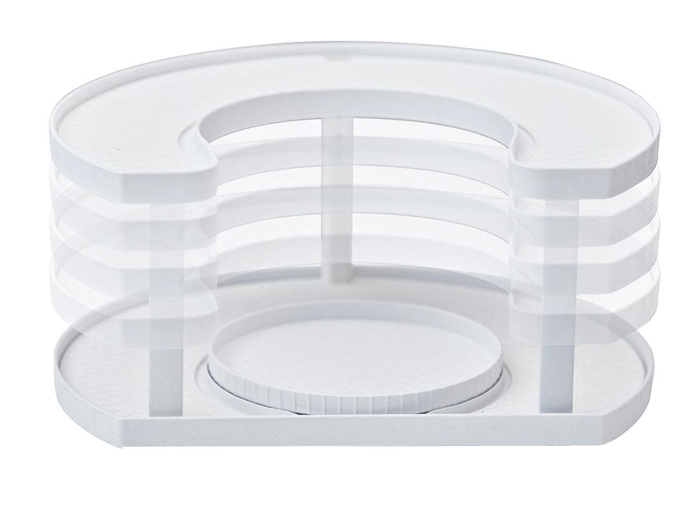 Šiukšliadėžės organizatorius prieskonių stovas sukiojamas