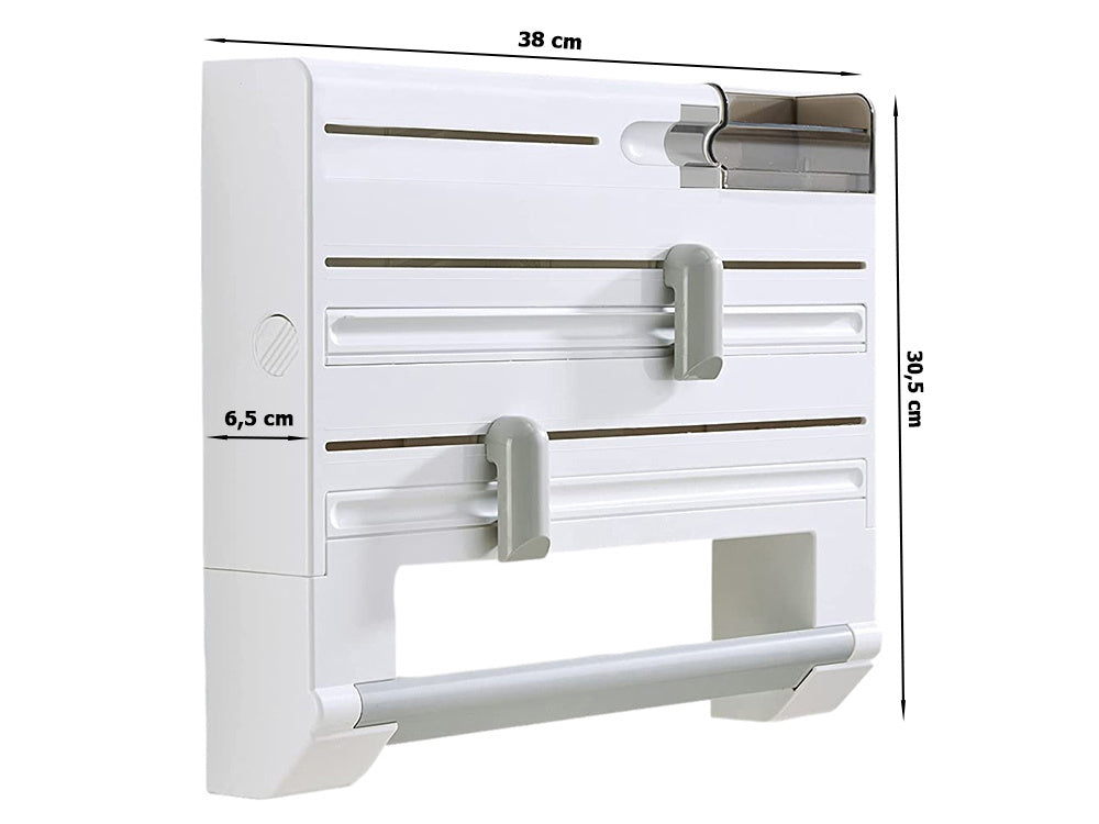 Sieninis popierinių rankšluosčių dozatorius 5in1