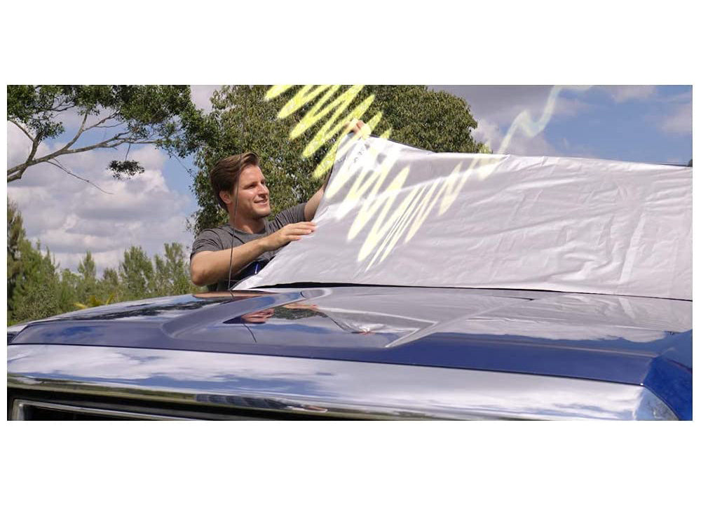 Nuo šalčio apsaugantis automobilio priekinio stiklo kilimėlis