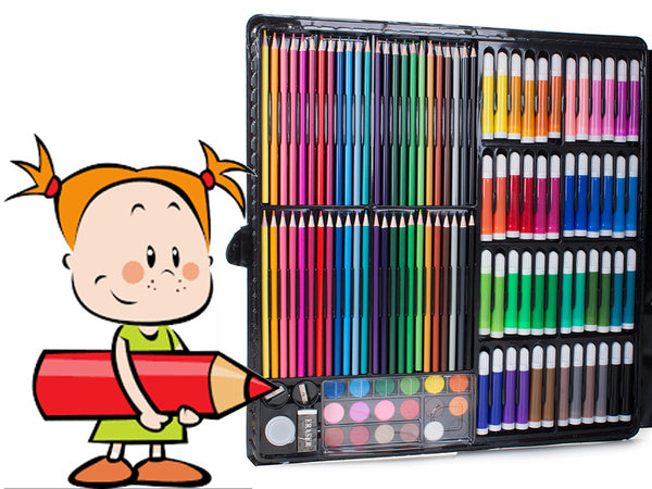 Artistic painting set in case 288 vnt.