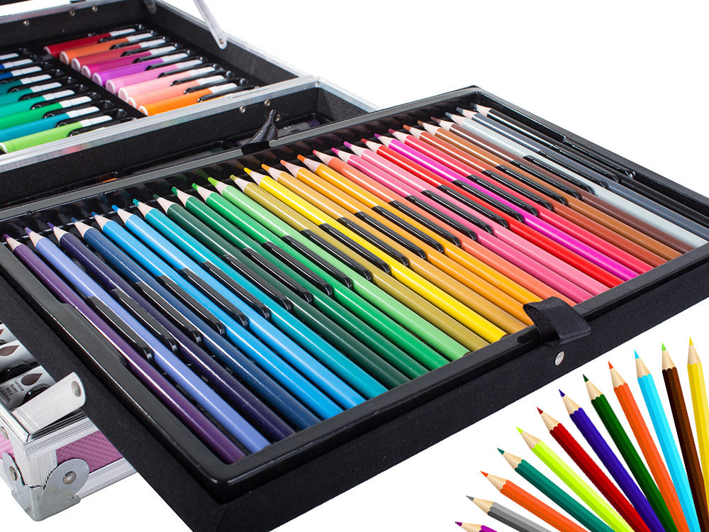 Menininkų rinkinys tapybai dėžutėje 145 vnt.