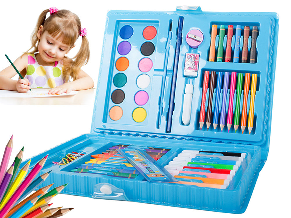 Menininkų rinkinys tapybai dėžutėje 68 vnt.