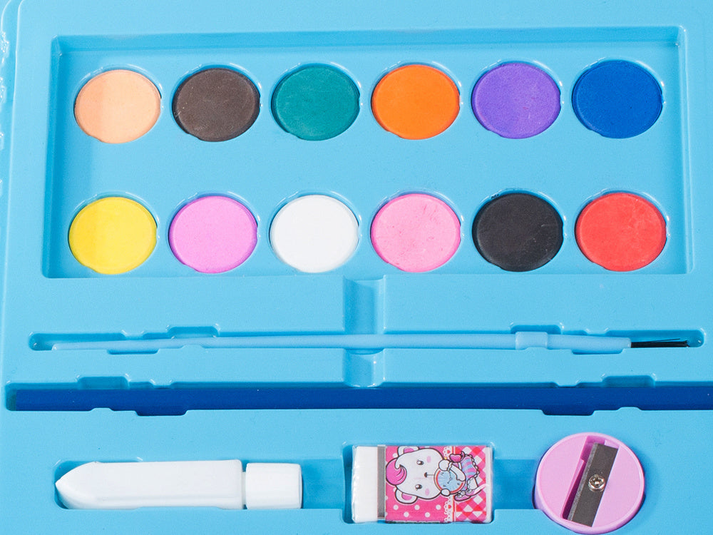 Menininkų rinkinys tapybai dėžutėje 68 vnt.