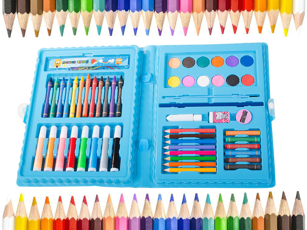 Menininkų rinkinys tapybai dėžutėje 68 vnt.