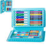 Menininkų rinkinys tapybai dėžutėse 42 vnt., Mėlyna, Szín, Kék