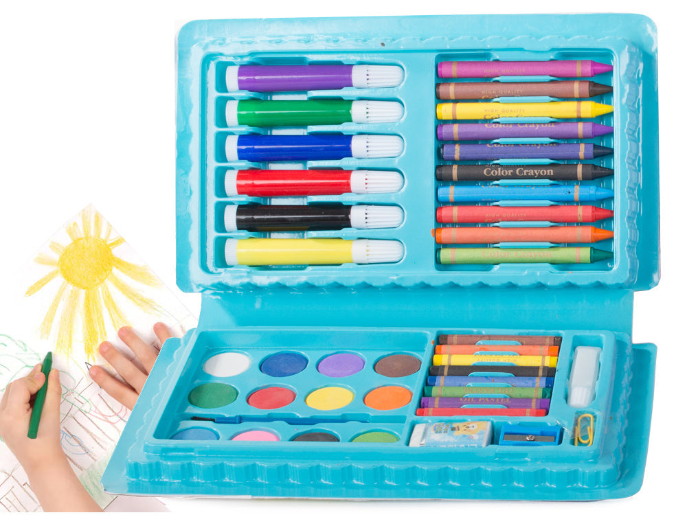 Menininkų rinkinys tapybai dėžutėse 42 vnt., Mėlyna, Szín, Kék