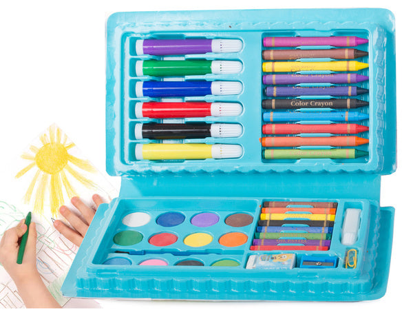 Menininkų rinkinys tapybai dėžutėse 42 vnt., Mėlyna, Szín, Kék