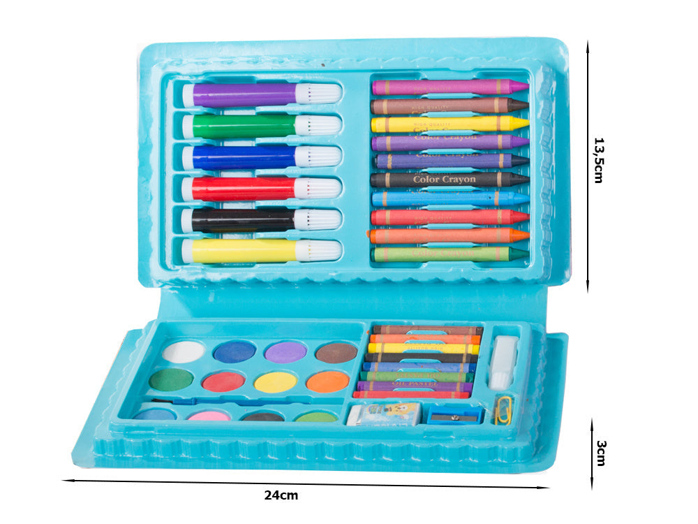 Menininkų rinkinys tapybai dėžutėse 42 vnt., Mėlyna, Szín, Kék