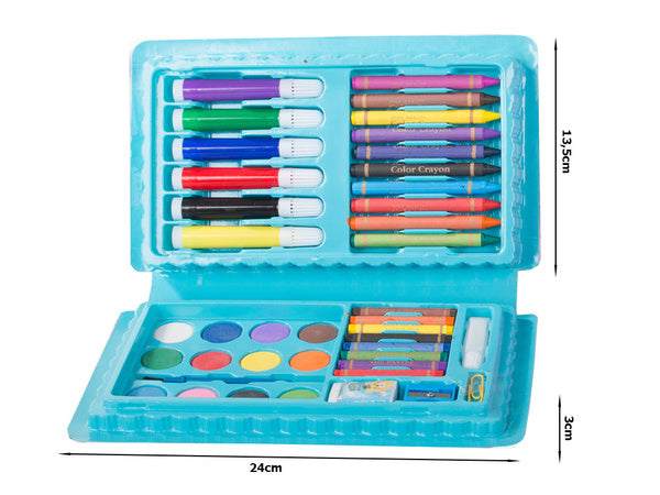 Menininkų rinkinys tapybai dėžutėse 42 vnt., Mėlyna, Szín, Kék