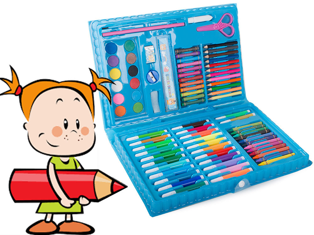 Menininkų rinkinys tapybai dėžutėje 86 vnt.