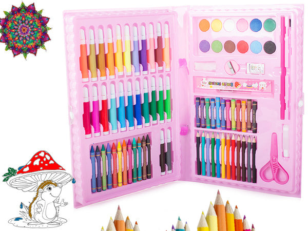 Menininkų rinkinys tapybai dėžutėje 86 vnt., Rožinė, Szín, Rózsaszín