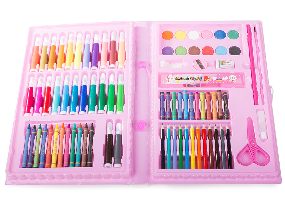 Menininkų rinkinys tapybai dėžutėje 86 vnt., Rožinė, Szín, Rózsaszín