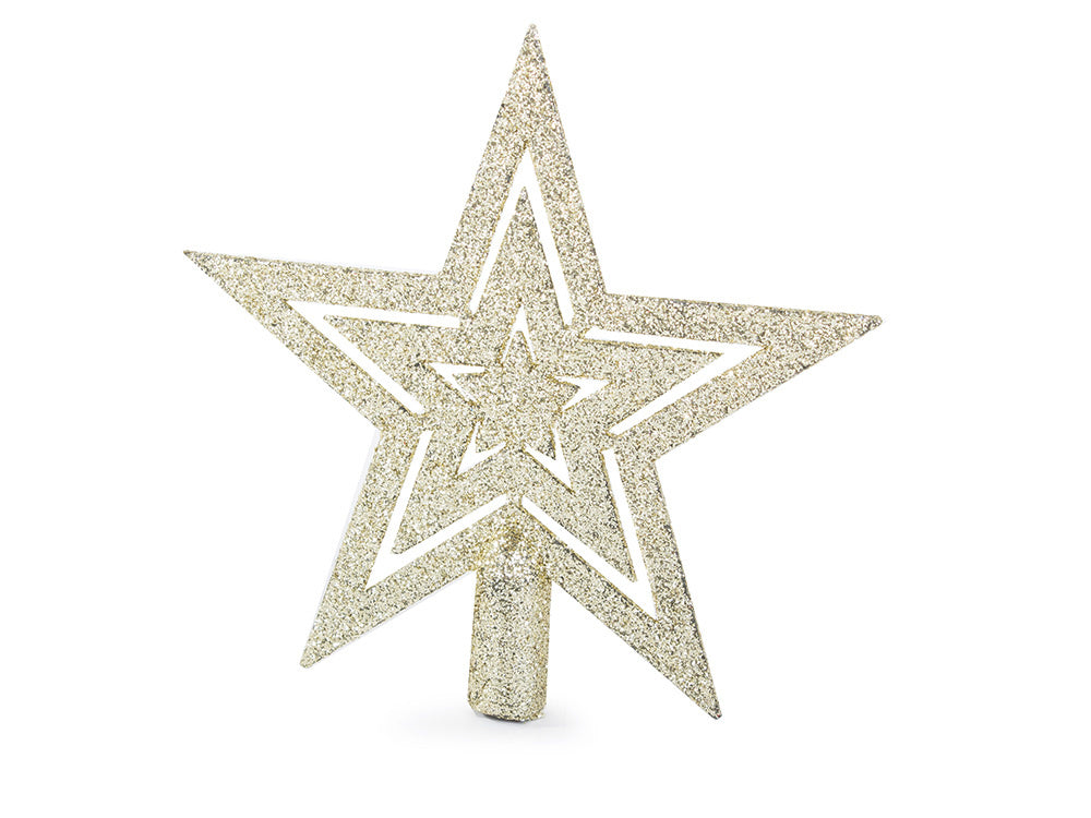 Kalėdų eglutės viršūnės 6/4/3 cm kit 100 vnt., Auksinis, Szín, Aranysárga