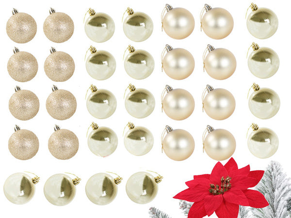 Kalėdų eglutės viršūnės 6/4/3 cm kit 100 vnt., Auksinis, Szín, Aranysárga