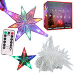 Žibintai girlianda žvaigždės šviesos užuolaidos 138 vadovaujama, Įvairiaspalvis, Szín, Sokszínű