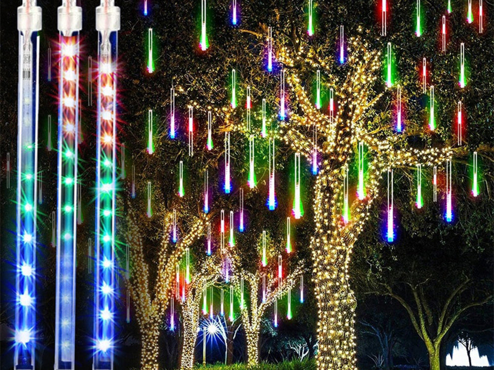 Meteory led dropping snow lamp 50cm ip44, Įvairiaspalvis, Szín, Sokszínű