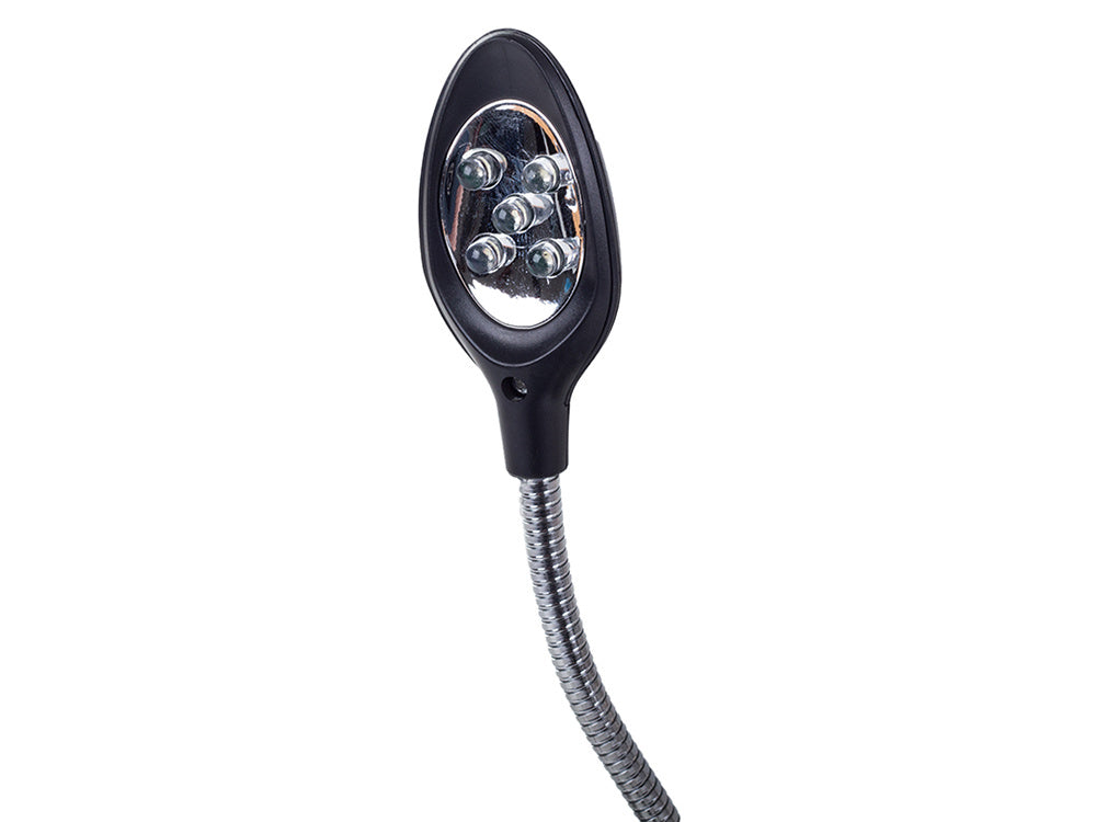 Trečiosios rankos lutteris 5 led rankenė 2,5x 90 mm tuning lamp