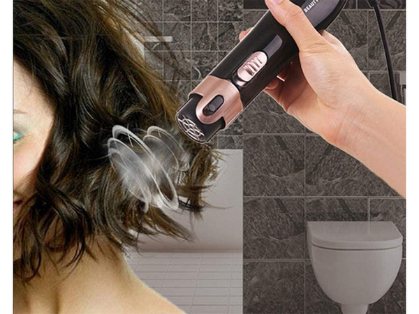 Plaukų džiovintuvas garbanojimo geležis šepetys rinkinys 4in1