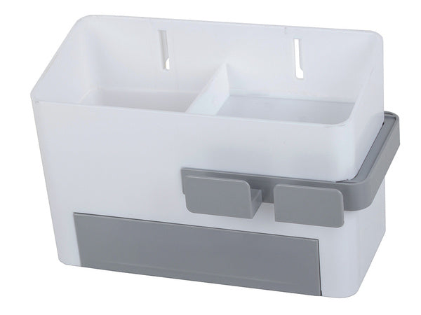 Vonios kambario organizatoriaus šiukšliadėžės džiovintuvo laikiklis