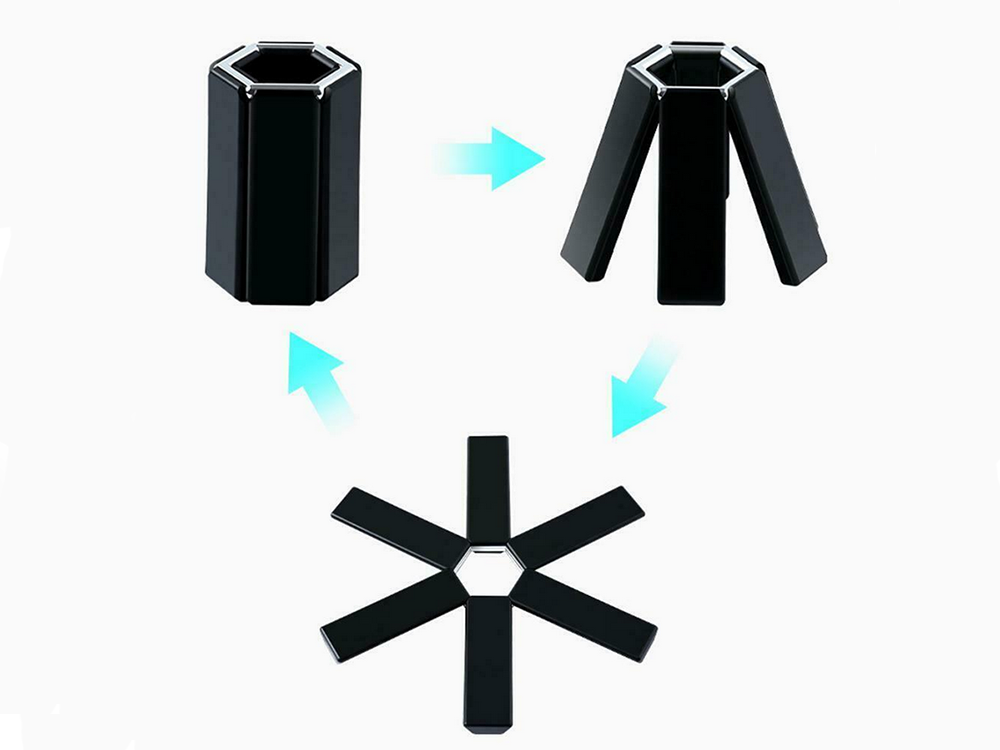 Karšto puodo laikiklis sulankstoma keptuvė 19cm