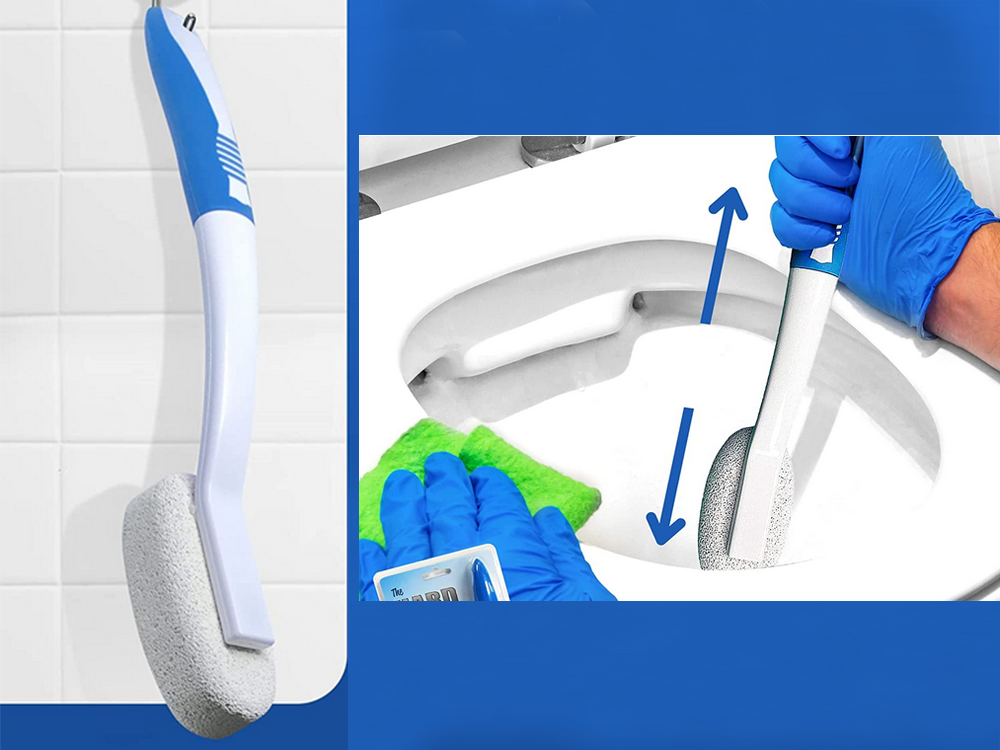 Vonios kambario valymo pemzos šepetys