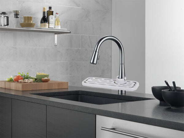 Kriauklės organizatorius virtuvės krepšelis čiaupo lentyna