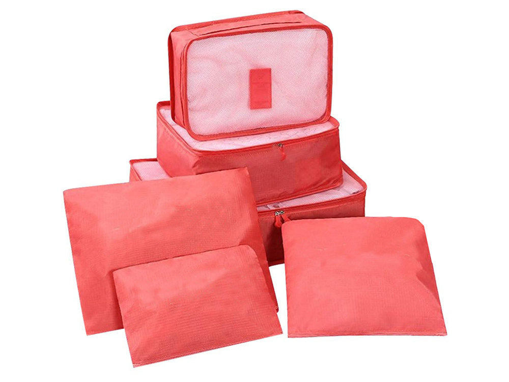 Kelionės organizatoriai skalbinių maišeliams x6