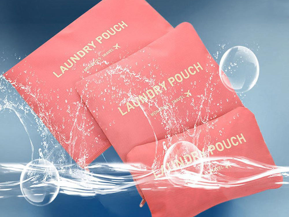 Kelionės organizatoriai skalbinių maišeliams x6