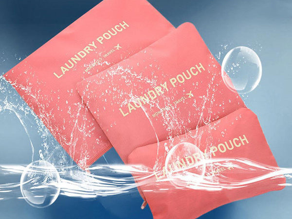 Kelionės organizatoriai skalbinių maišeliams x6