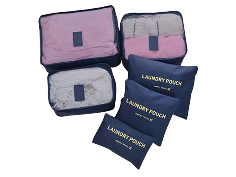 Kelionės organizatoriai skalbinių maišeliams x6