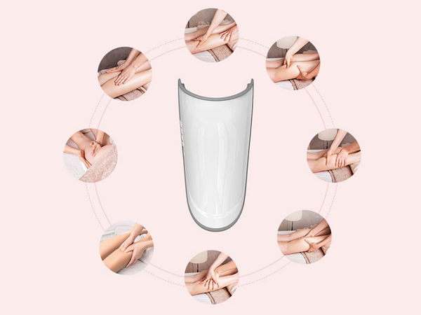 Ems tens blauzdos raumenų elektrostimuliatorius