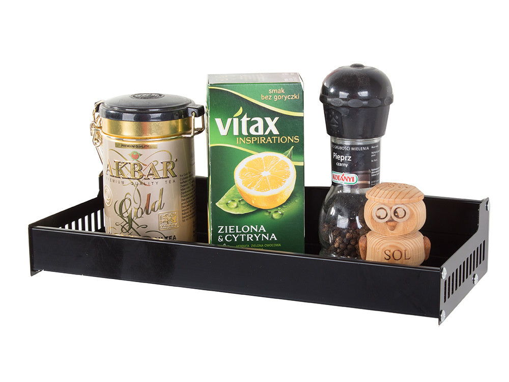 Virtuvės sieninė lentyna su prieskoniais