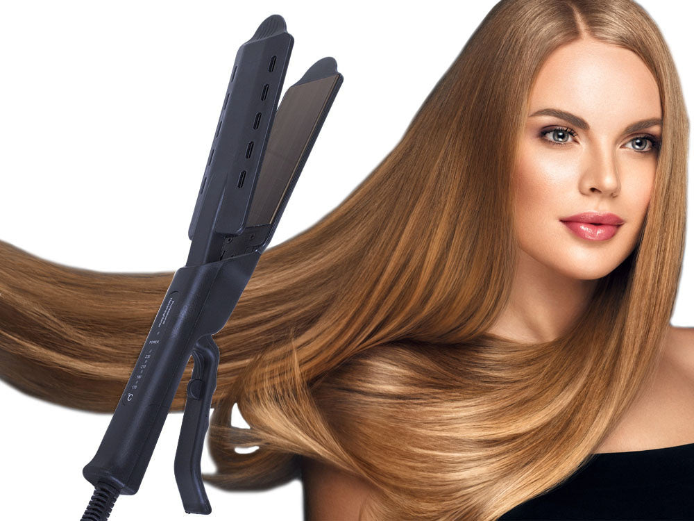 Keraminis plaukų tiesintuvas lengvas reguliavimas