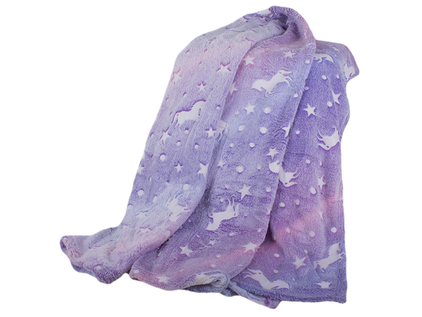 Minkšta antklodė lovatiesė šviečianti 150x180