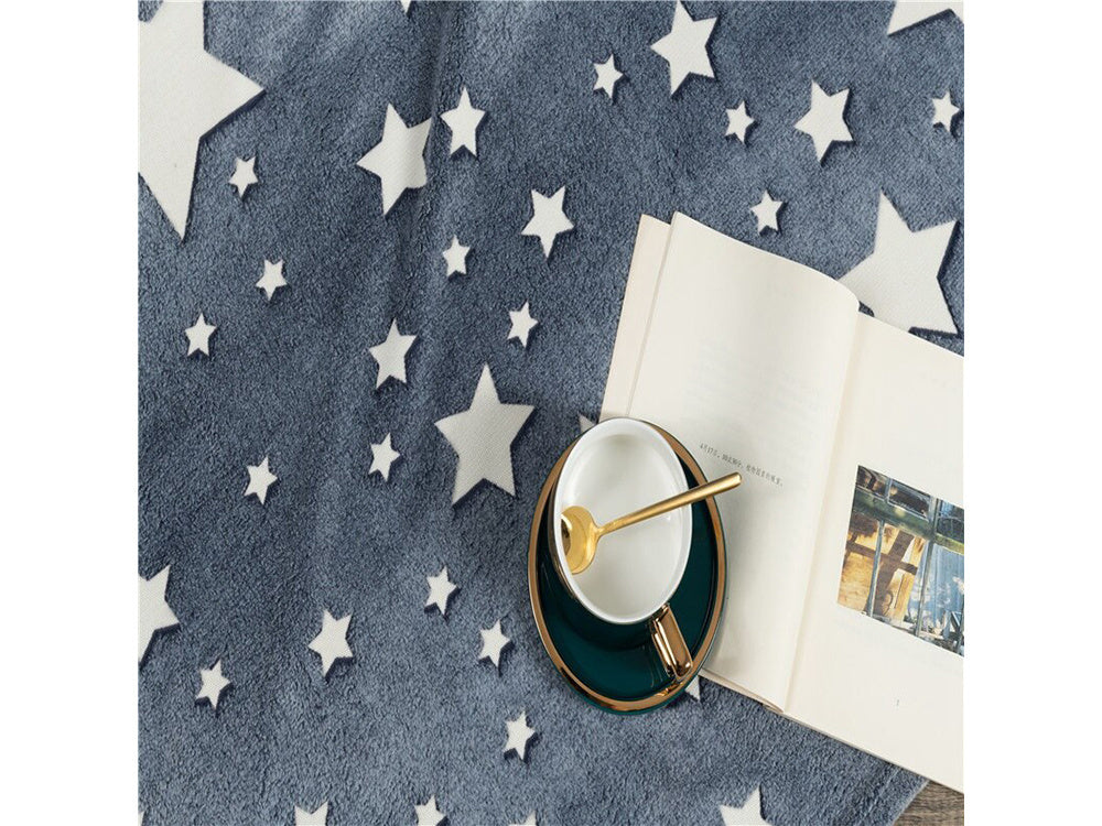 Minkšta antklodė lovatiesė šviečianti 150x200