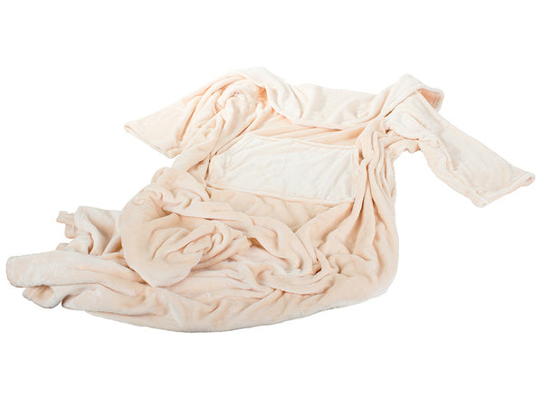 Vilnonė antklodė su rankovėmis šilta antklodė megztinis 140x200