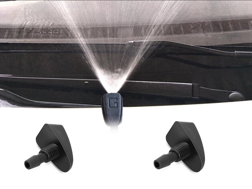 Universalūs priekinio stiklo plovimo purkštukai