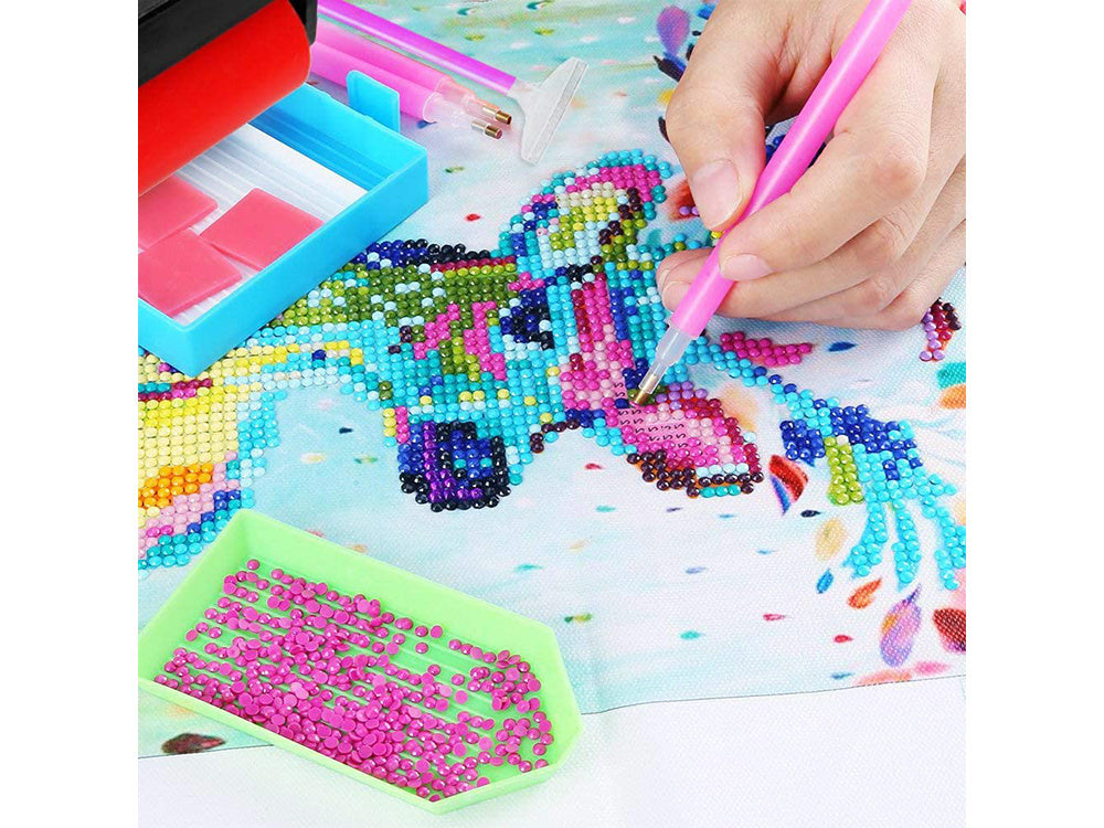 Deimantų siuvinėjimo priedų rinkinys deimantų tapyba