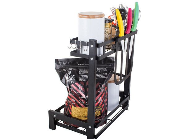 Virtuvės lentyna palėpėje virtuvės stovas organizatorius