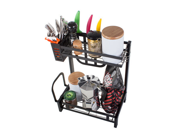 Virtuvės lentyna palėpėje virtuvės stovas organizatorius