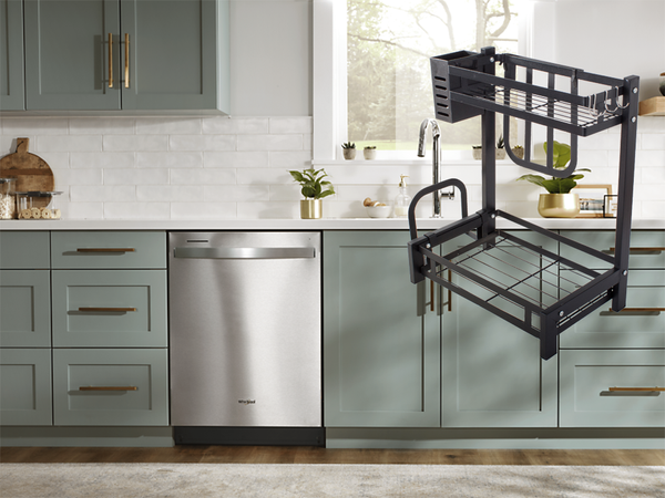 Virtuvės lentyna palėpėje virtuvės stovas organizatorius