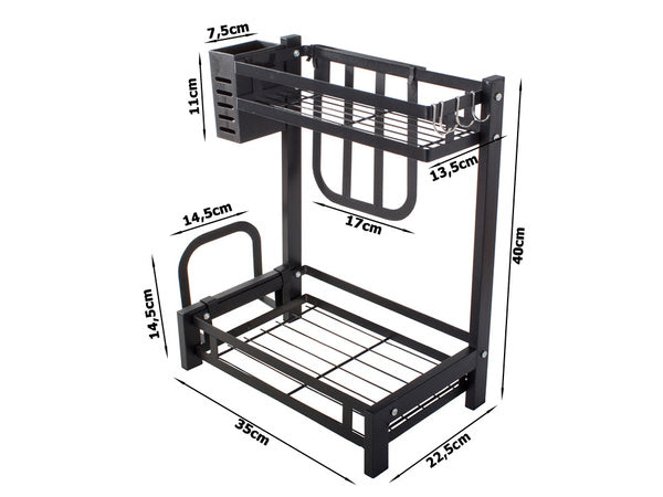 Virtuvės lentyna palėpėje virtuvės stovas organizatorius