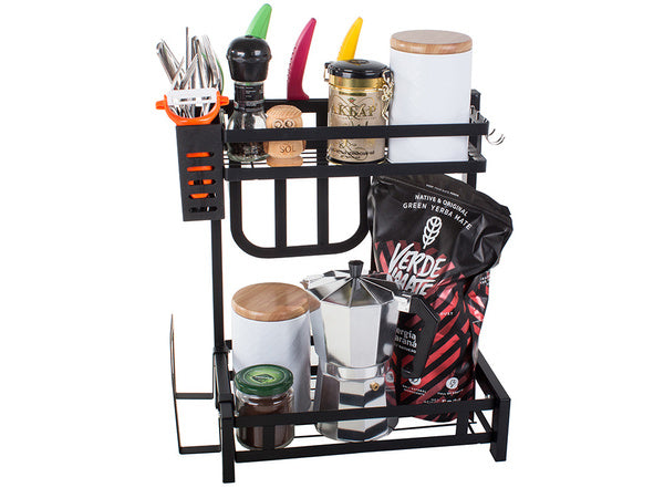 Virtuvės lentyna palėpėje virtuvės stovas organizatorius