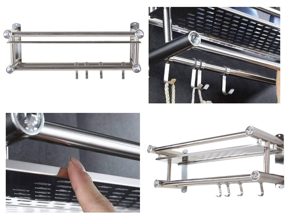 Vonios lentyna kabantis dušo organizatorius