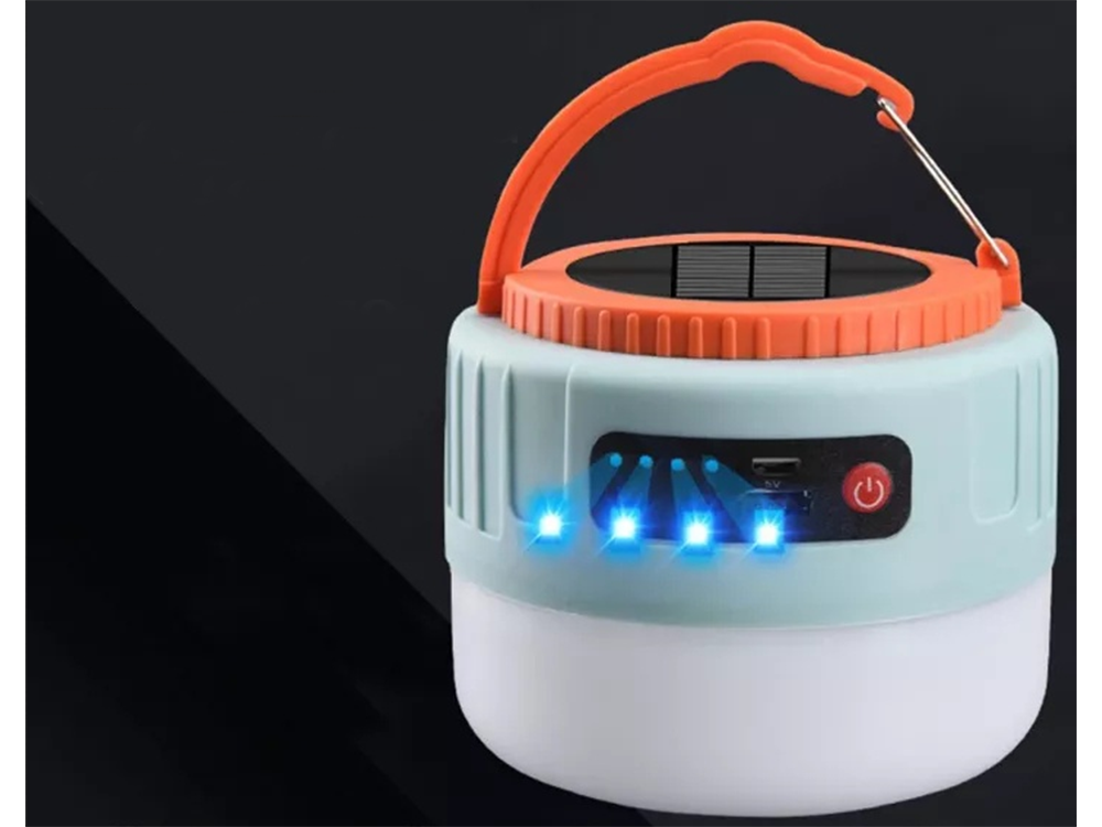 Saulės kelionės šviesa kempingui usb led nuotolinio valdymo pultas