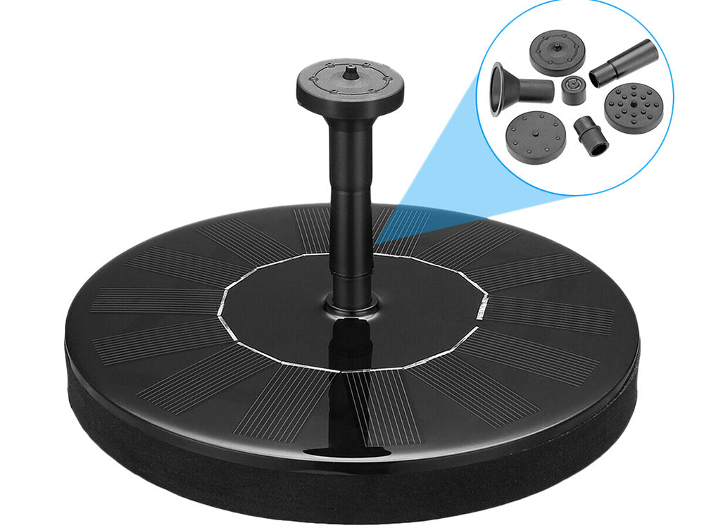 Saulės sodo fontano siurblys plūduriuojantis tvenkinys