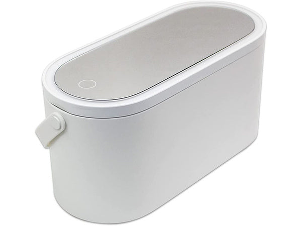 Trobelė kosmetikos organizatorius veidrodis usb vadovaujama