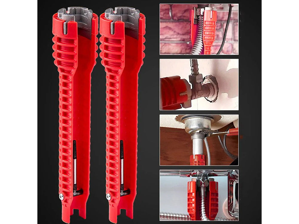 Veržliaraktis, skirtas čiaupui prie kriauklės pritvirtinti.